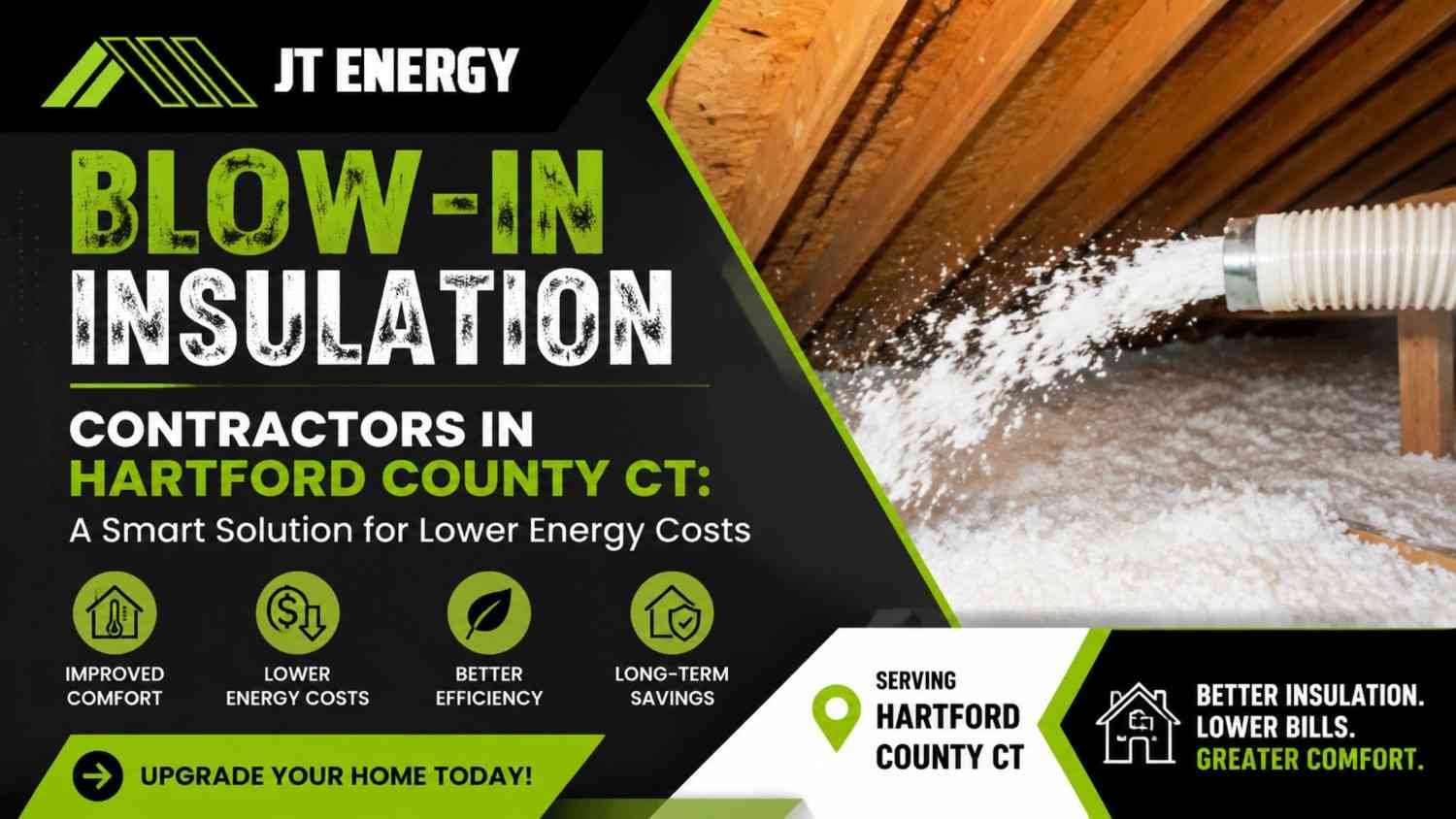 Blow-In Insulation Contractors in Hartford County CT: A Smart Solution for Lower Energy Costs